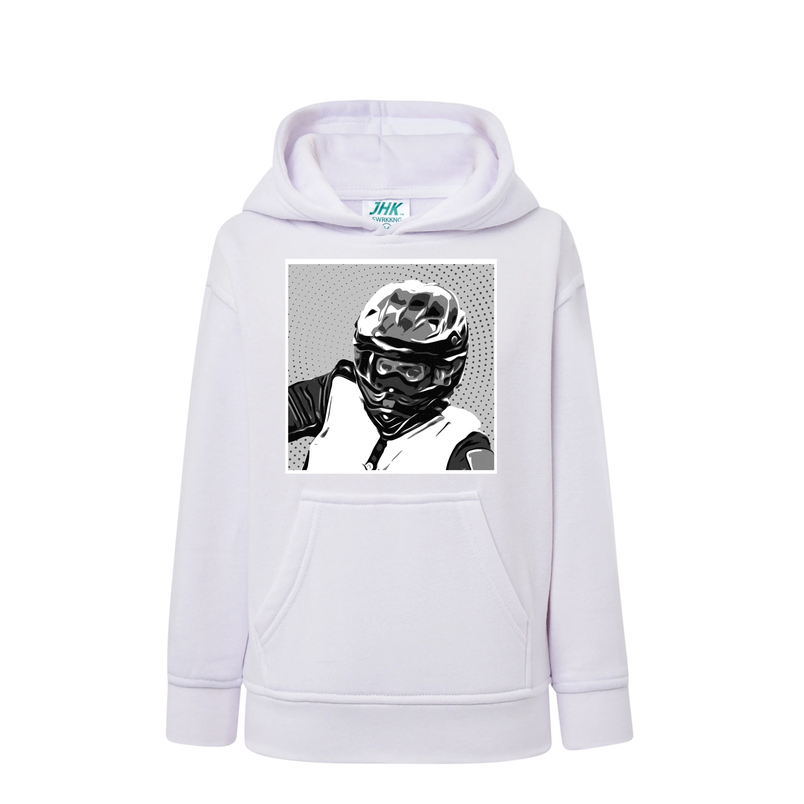 Bluza dla dziecka z kapturem i żużlową grafiką MZ13 Różne kolory