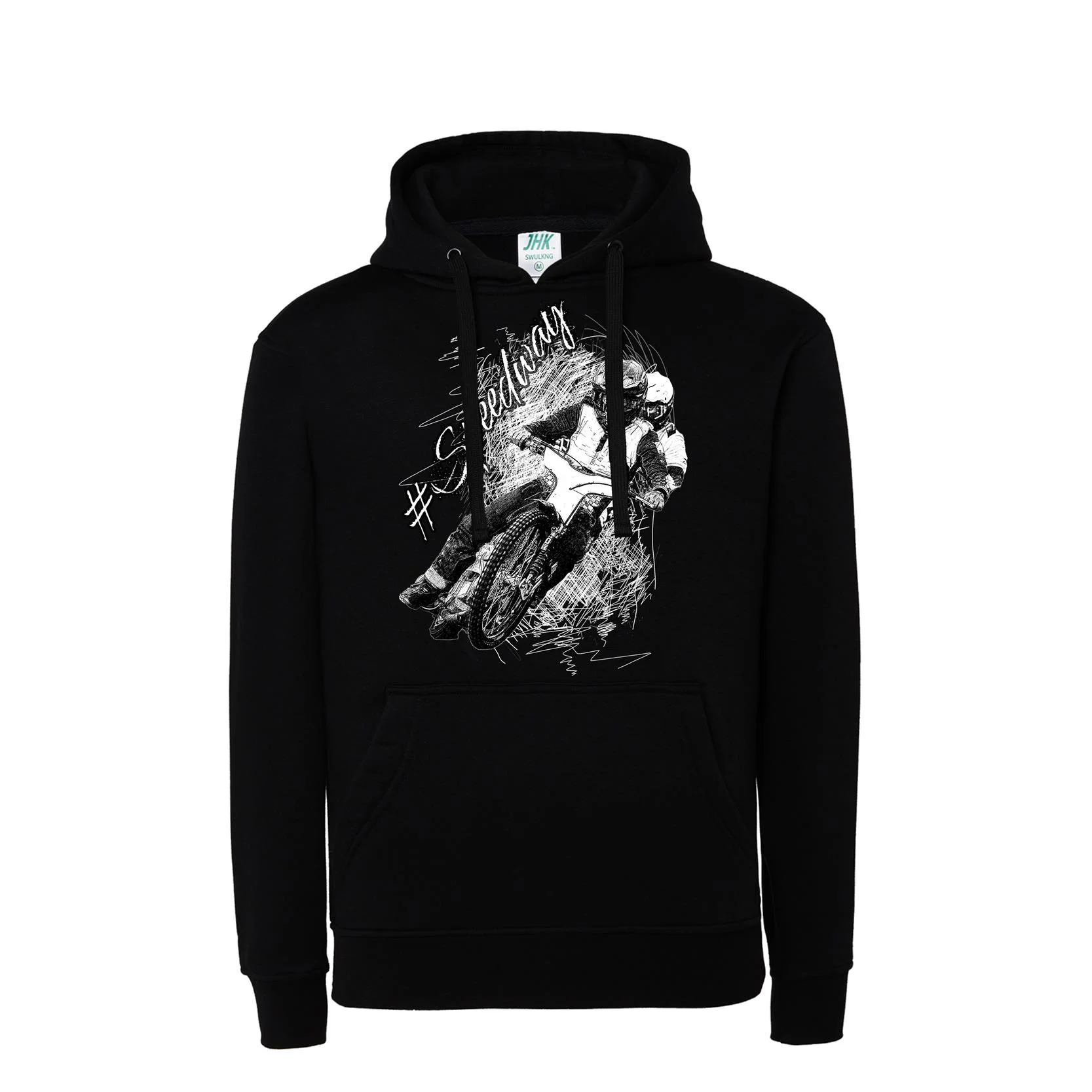 Bluza dla dziecka z kapturem i żużlową grafiką MZ14 Różne kolory