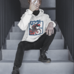 Bluza dla dziecka z kapturem i żużlową grafiką MZ17-1 Różne kolory