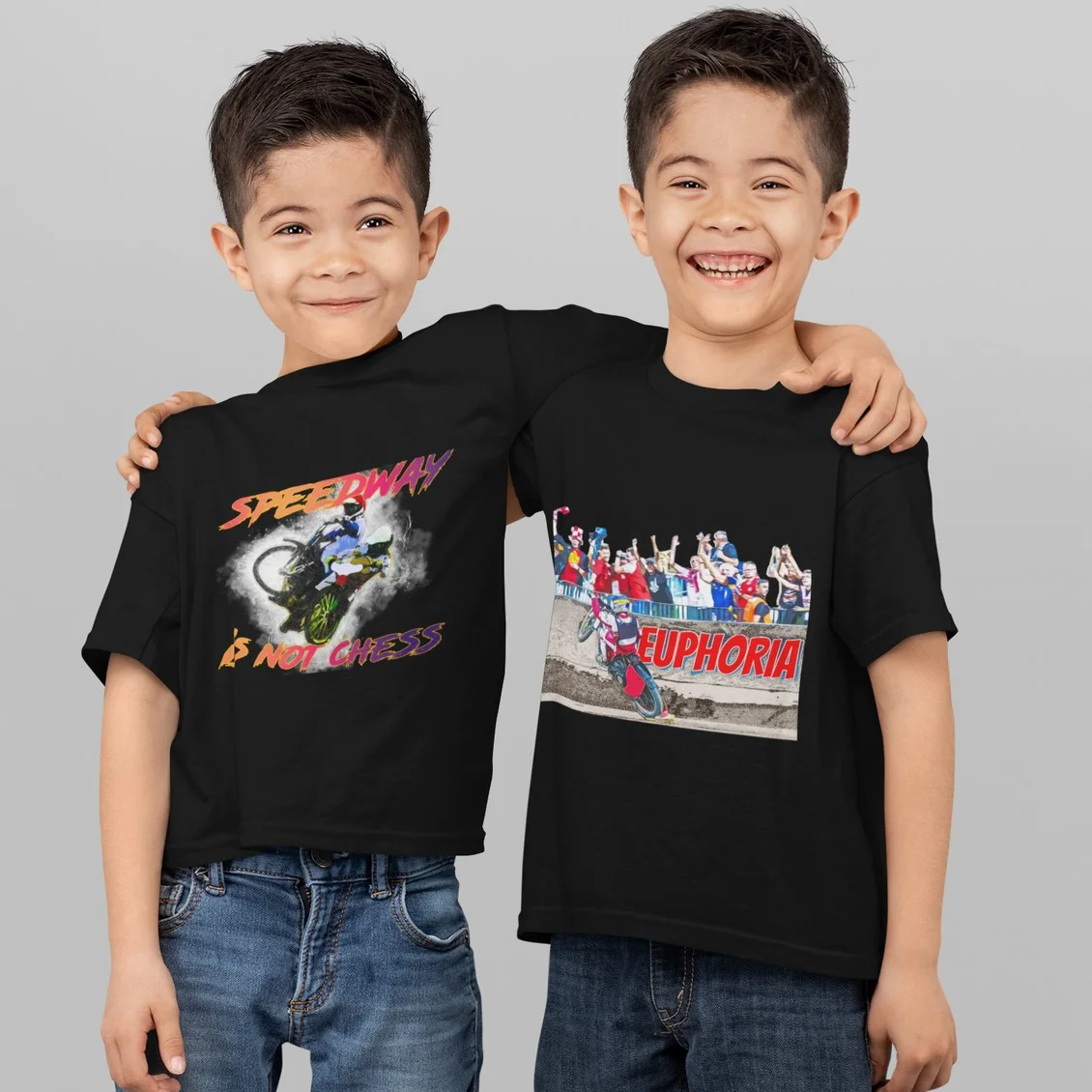 Dziecięca koszulka z nadrukiem MZ22 Speedway is not chess