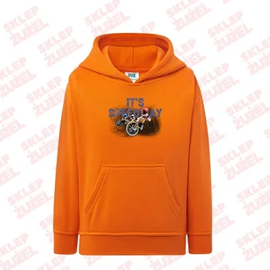 Bluza dla dziecka z kapturem i żużlową grafiką MZ18-2 Różne kolory