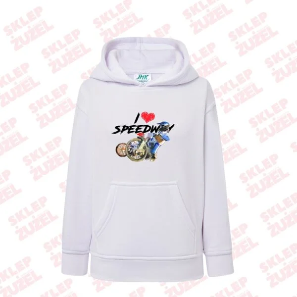 Bluza dla dziecka z kapturem i żużlową grafiką MZ20 Różne kolory