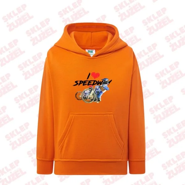 Bluza dla dziecka z kapturem i żużlową grafiką MZ20 Różne kolory