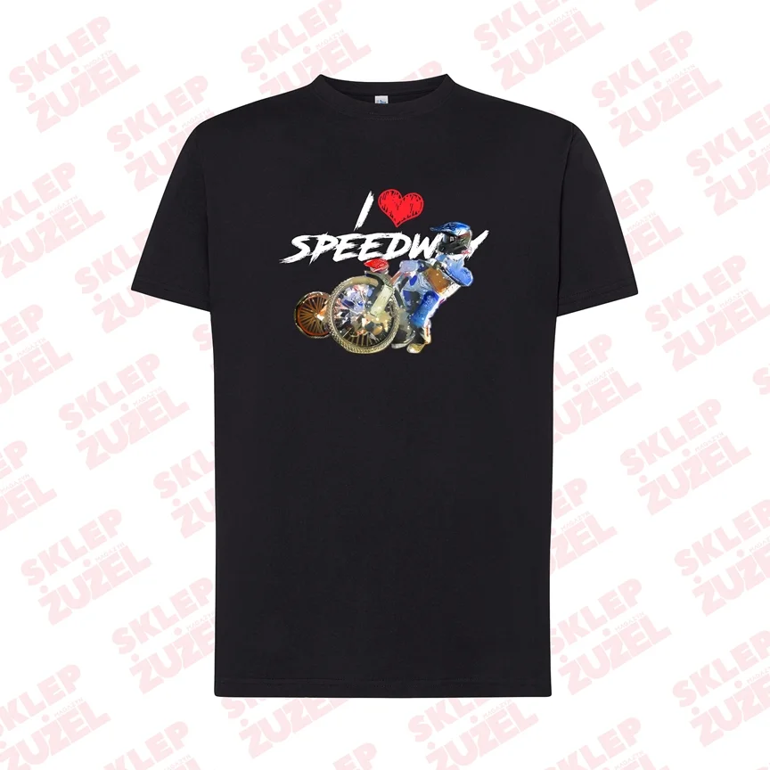 Koszulka Męska z nadrukiem MZ20 I❤SPEEDWAY