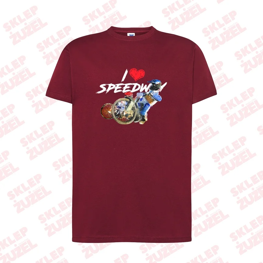 Koszulka Męska z nadrukiem MZ20 I❤SPEEDWAY