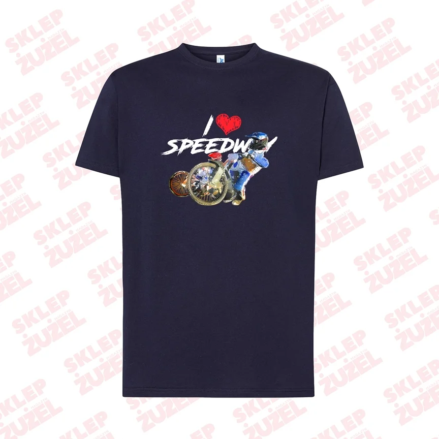 Koszulka Męska z nadrukiem MZ20 I❤SPEEDWAY