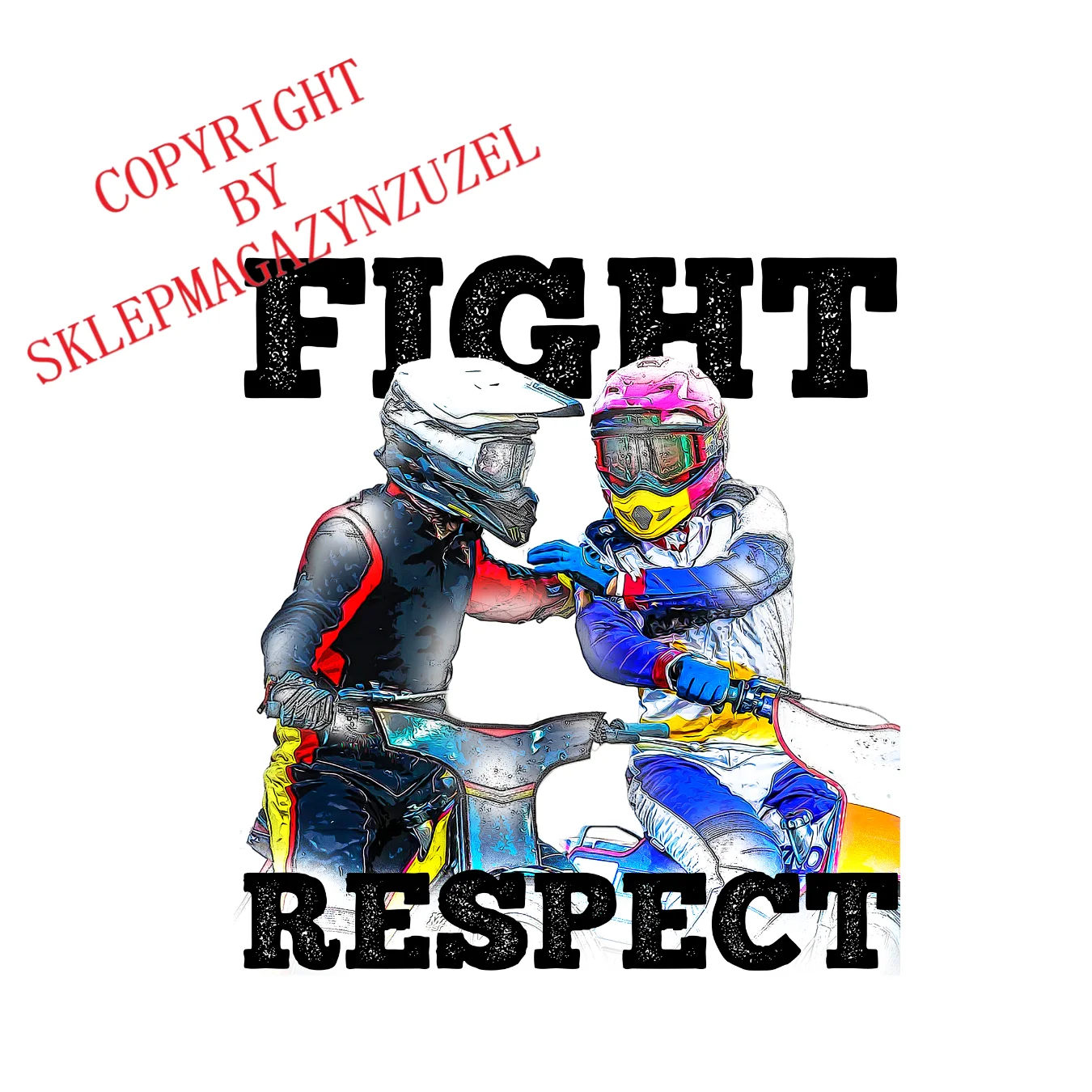 Dziecięca koszulka z nadrukiem MZ25 Fight&Respect