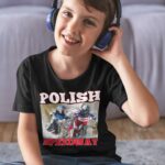 Dziecięca koszulka z nadrukiem MZ28 Polish Speedway