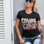Koszulka Damska dla fanki żużla z nadrukiem MZ28 Polish Speedway