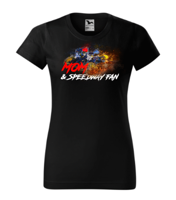 Koszulka Damska dla mamy Mom&Speedway Fan MZ35