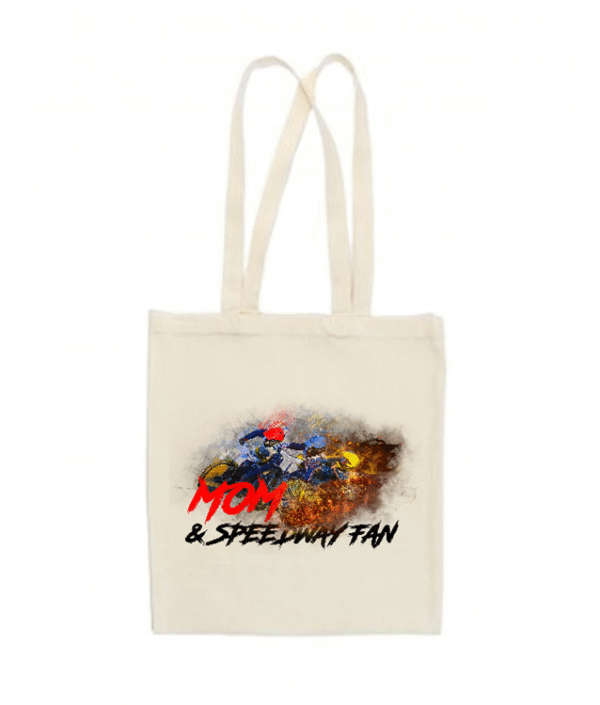 Torba bawełniana na zakupy dla mamy Mom&Speedway Fan MZ35