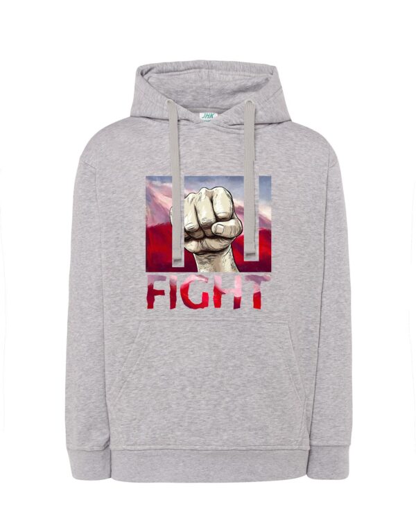 Bluza męska z kapturem FIGHT MZ36 Także Duże Rozmiary Różne kolory