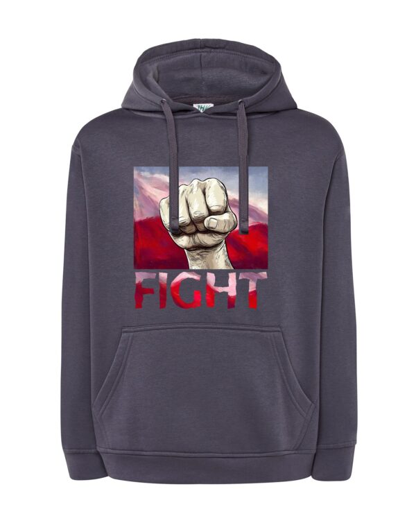 Bluza męska z kapturem FIGHT MZ36 Także Duże Rozmiary Różne kolory