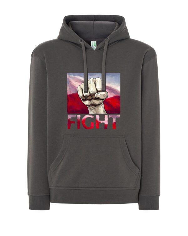 Bluza męska z kapturem FIGHT MZ36 Także Duże Rozmiary Różne kolory